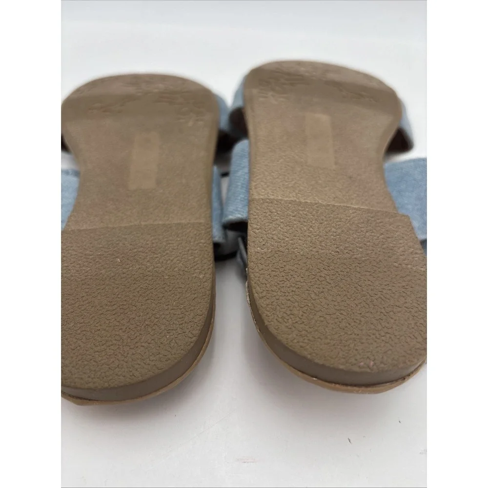 New Little Kids Dolce Vita Caicey Blue Denim Ankle Strap Sandals Size 3